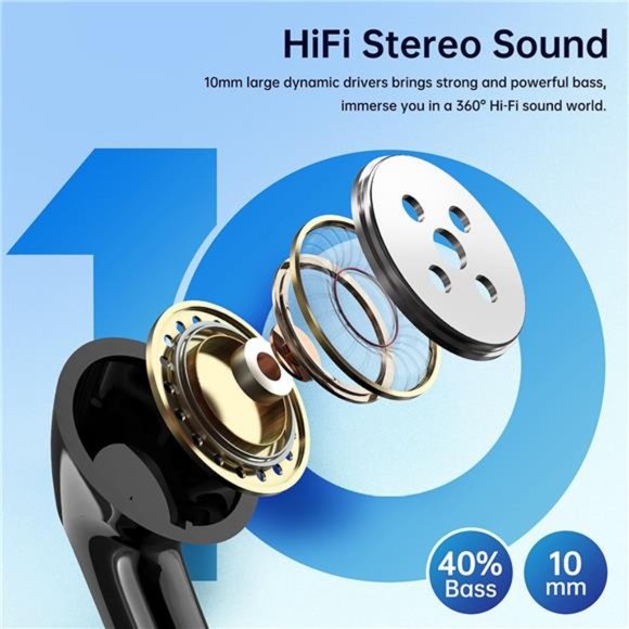 Wireless Earbuds, Bluetooth 5.1 Headphone 30Hrs Playtime - Picture 3 of 8